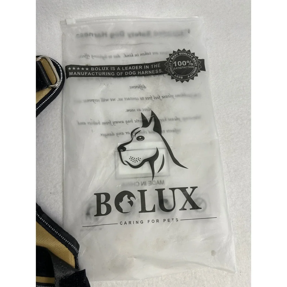 Tactical Reflective Bolux Dog Harness Sm Army Yellow No Pull Safety Vest Handle
